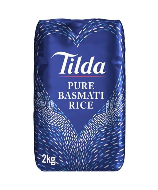 TILDA WHITE BASMATI RICE 2KG
